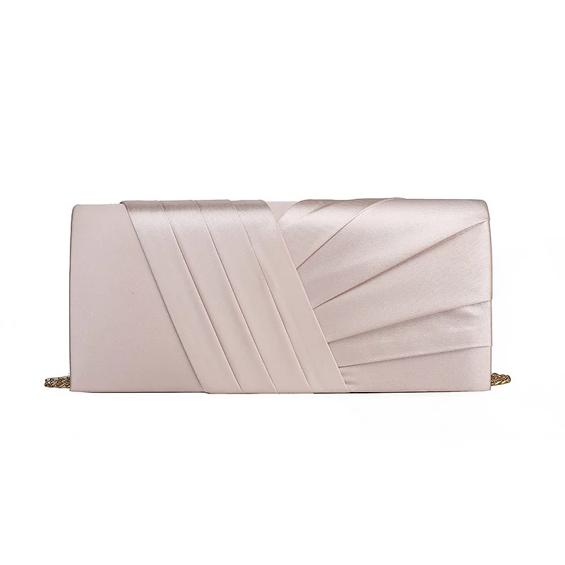 Banquet Envelope Bag Women'S Clutch Smooth Silk Leather Chain Evening Purse Women Wedding Handbag Bolsa Feminina Shoulder Bags