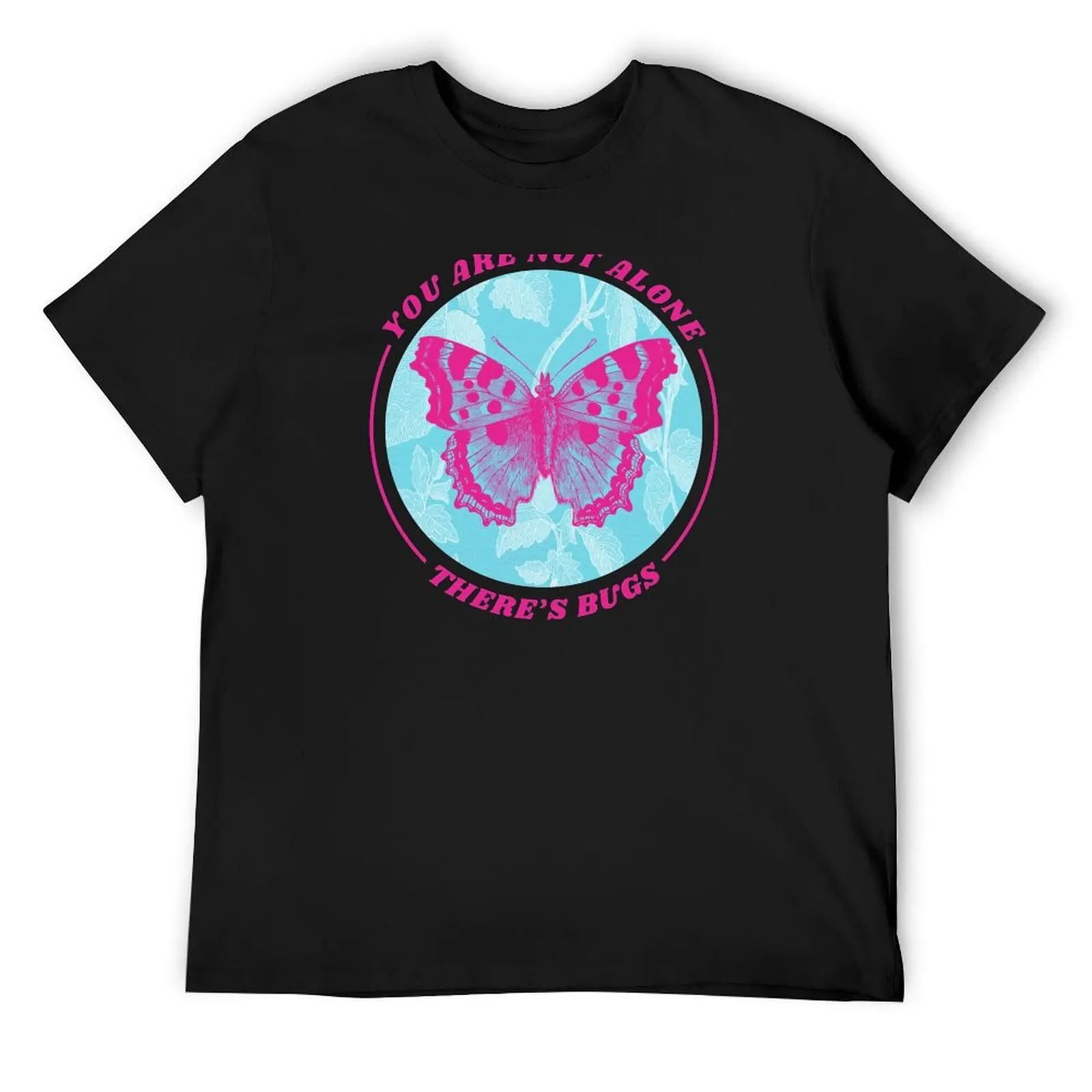 You're Not Alone, There's Bugs Turquoise & Pink T-Shirt heavyweights rapper graphic tees heavyweight t shirts for men