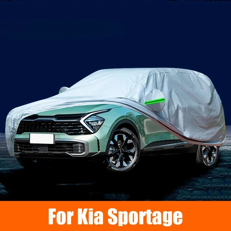 

Чехол для автомобиля Kia Sportage NQ5 2022 2023 2024 2025, полная защита от солнца, УФ-излучения, дождя, снега и пыли, из ткани Оксфорд