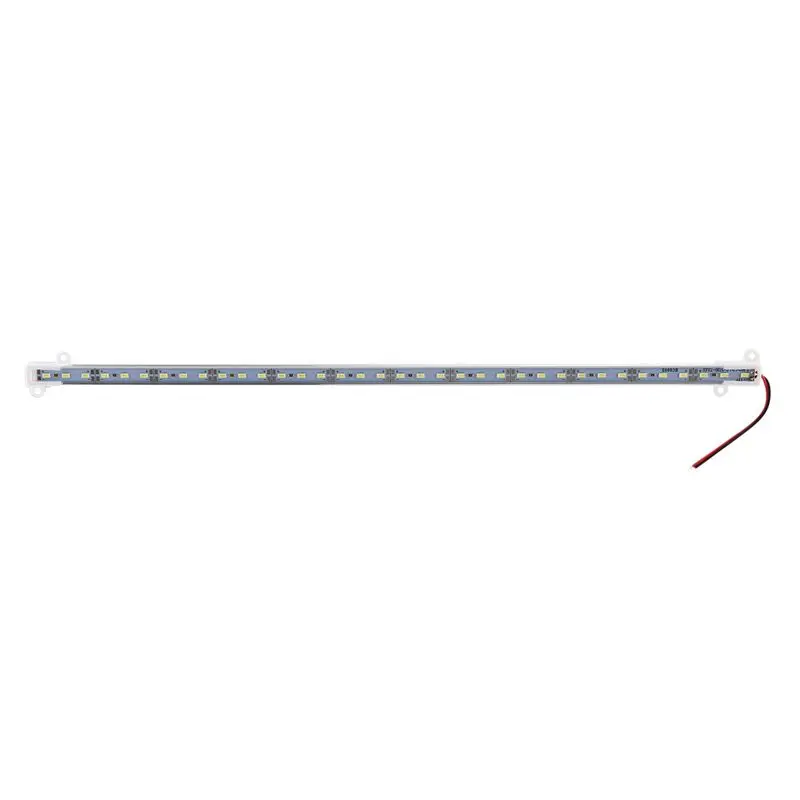 16X 50CM 12V 36 LED 5630 SMD Hard Strip Light Aluminum Shell With End Cap White-B51B