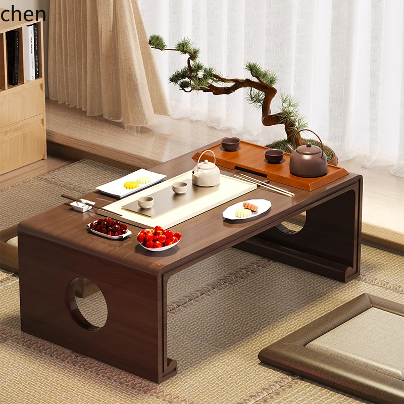 

YXY bay window small coffee table tea table tatami tea solid wood kang several household low