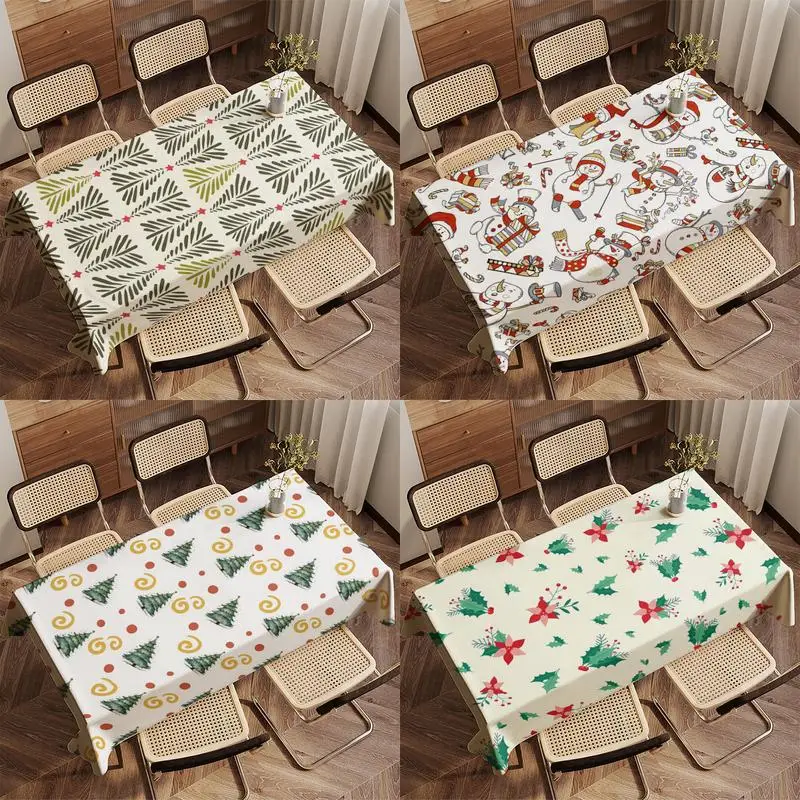 

Leaf-Patterned Tablecloth Restaurant Kitchen Tablecloth Living Room Home Decoration Rectangular Party Decoration