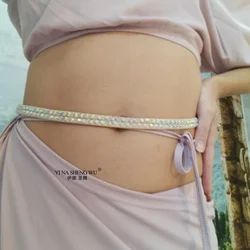 For Women Waist Belts For Belly Dance Belly Dance Accessories Colorful Diamond Chain Dance Chain Waist Bracelet Ankle Chain