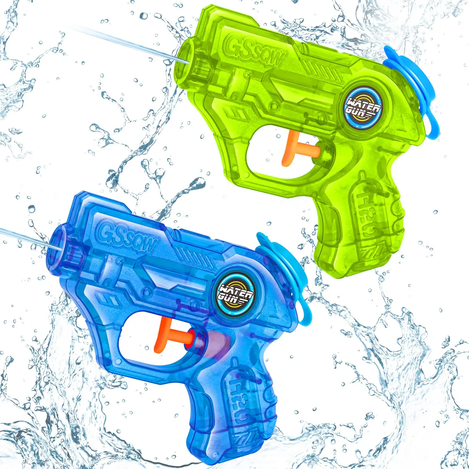 Pistol air Mini untuk anak-anak pistol air ringan musim panas mainan kolam renang semprotan air untuk kolam renang pantai luar ruangan pertandingan air