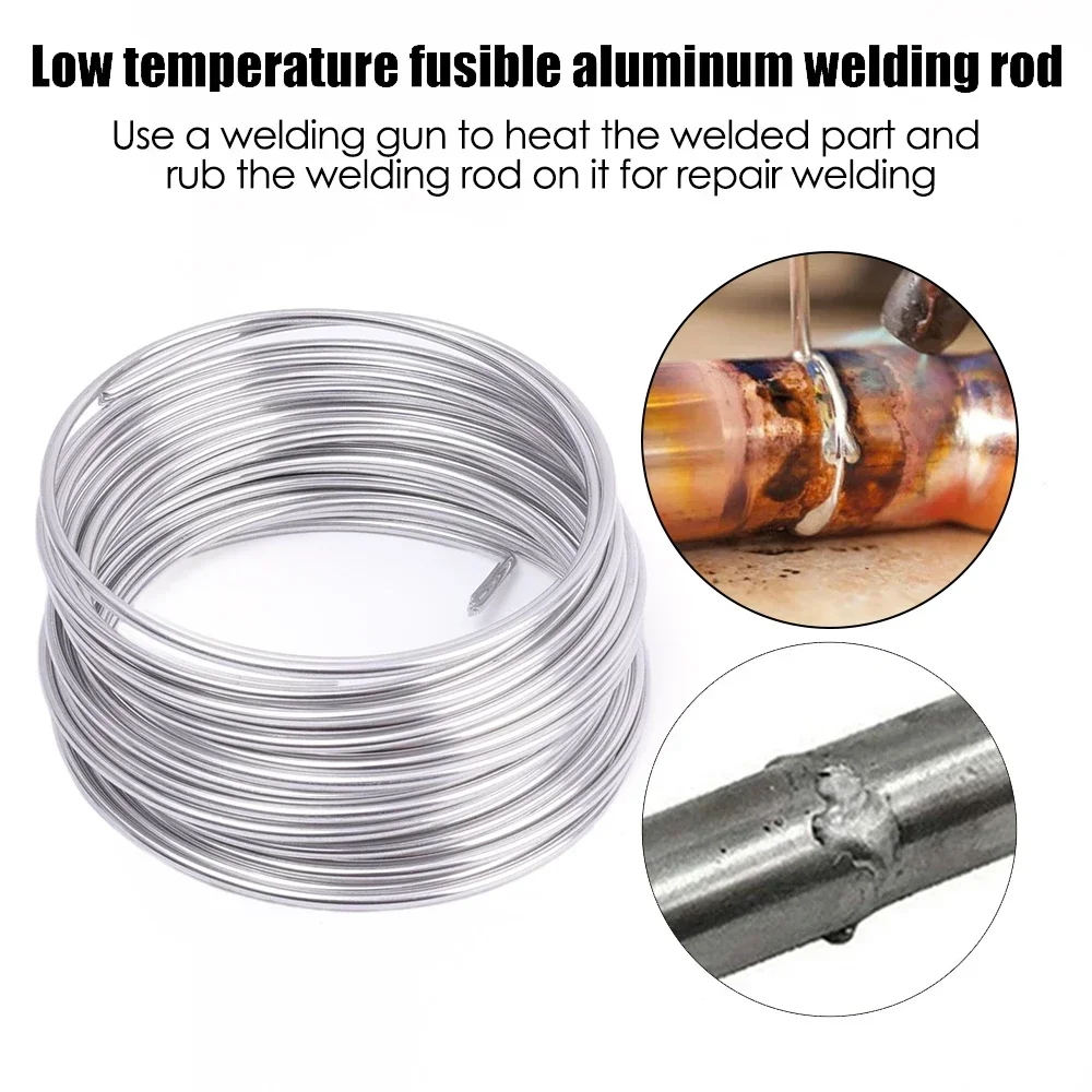 20/1M Easy Melt Solder Wire Stainless Steel Low Temperature Aluminum Copper Iron Metal Weld Cored Welding Wires Soldering Rods