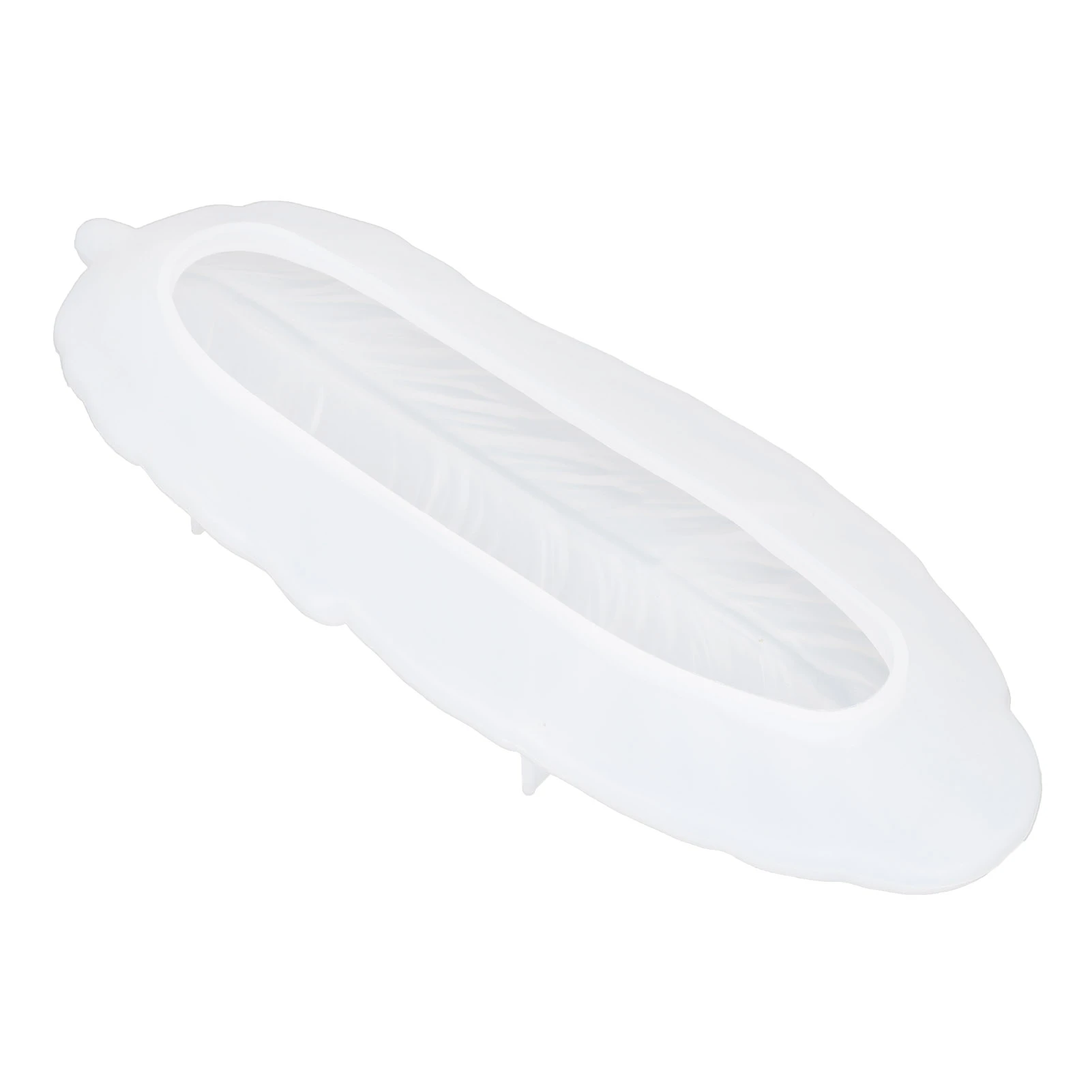 E5 Epoxy Mold Resin Casting Mould Silicone Feather Shape Storage Tray Plate Mat DIY HandMade Ornament For Jewelry Tray Coaster