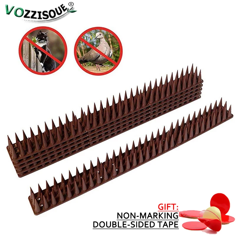 

Plastic Anti-bird Spikes against Birds, Garden Outdoor Decoration, Scare Cat Repeller, Pigeon Repeller, 5.1m or 10.3m, Hot Sale