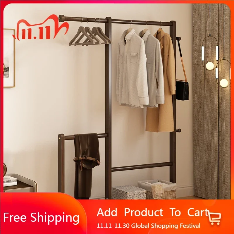 

Minimalist Luxury Coat Racks Storage Rail Clothes Space Saving Hanging Wardrobes Modern Portable Perchero Living Room Furniture
