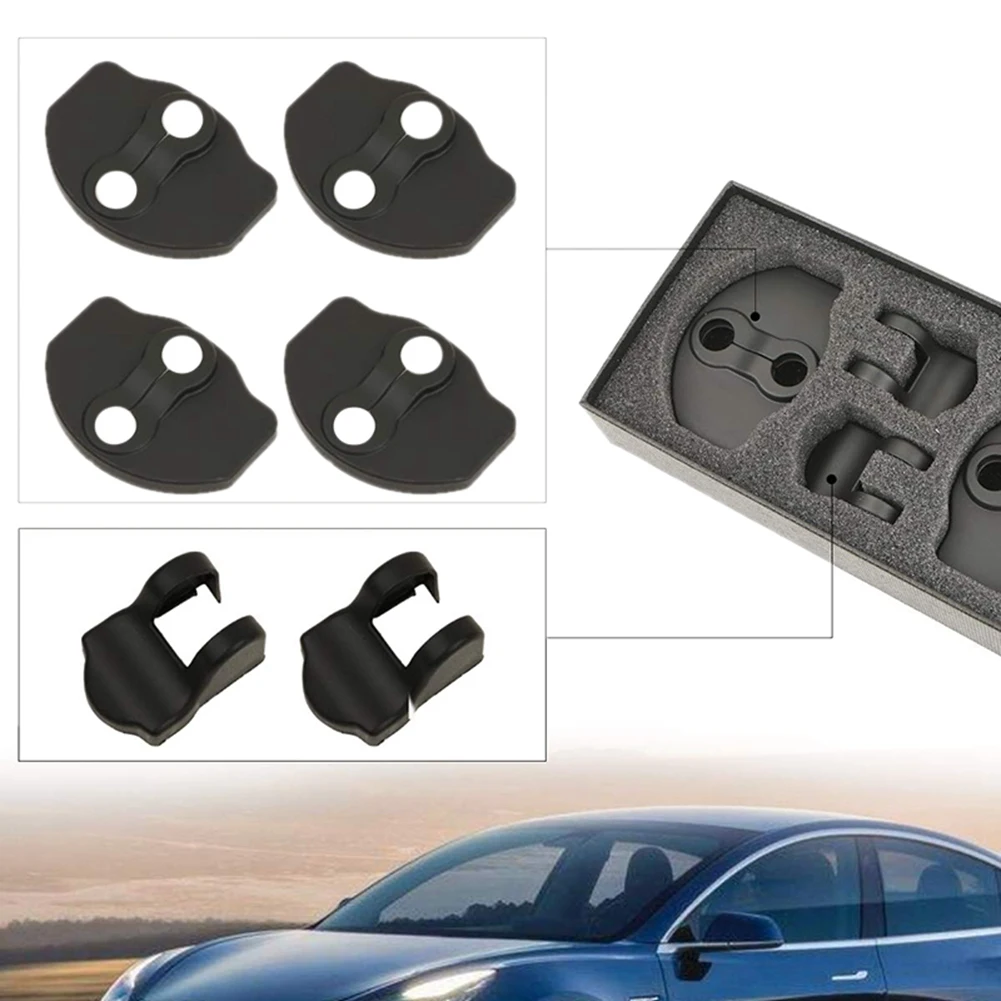 Car Door Lock Protector Cover, Rustproof Latches Cover Door Stopper Coversfor Tesla Model