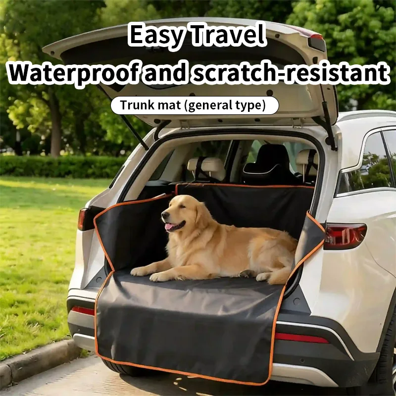Car trunk lining, waterproof trunk seat cover, scratch-resistant, universal fit, SUV, family car