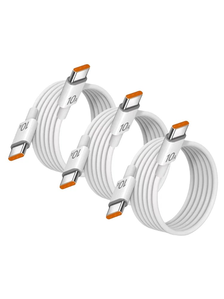 NNBILI 1-3 pièces universel 120W 10A chargeur rapide PD double Type C câble de charge rapide cordon de données pour iPhone 15 16 Samsung HUAWEI