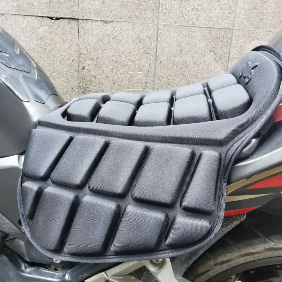 

Universal Motorcycle Seat Cover 3D Comfort Air Seat Cushion Cover Motorbike Air Pad Cover Shock Absorption Decompression Saddles