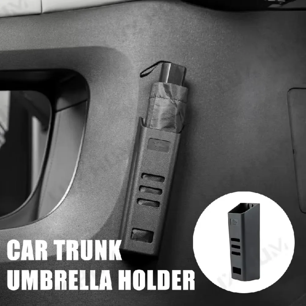 Car Umbrella Holder for Trunk Universal Foldable Umbrella Storage Box Drainage Vent Car Door Waterproof Umbrella Organizer