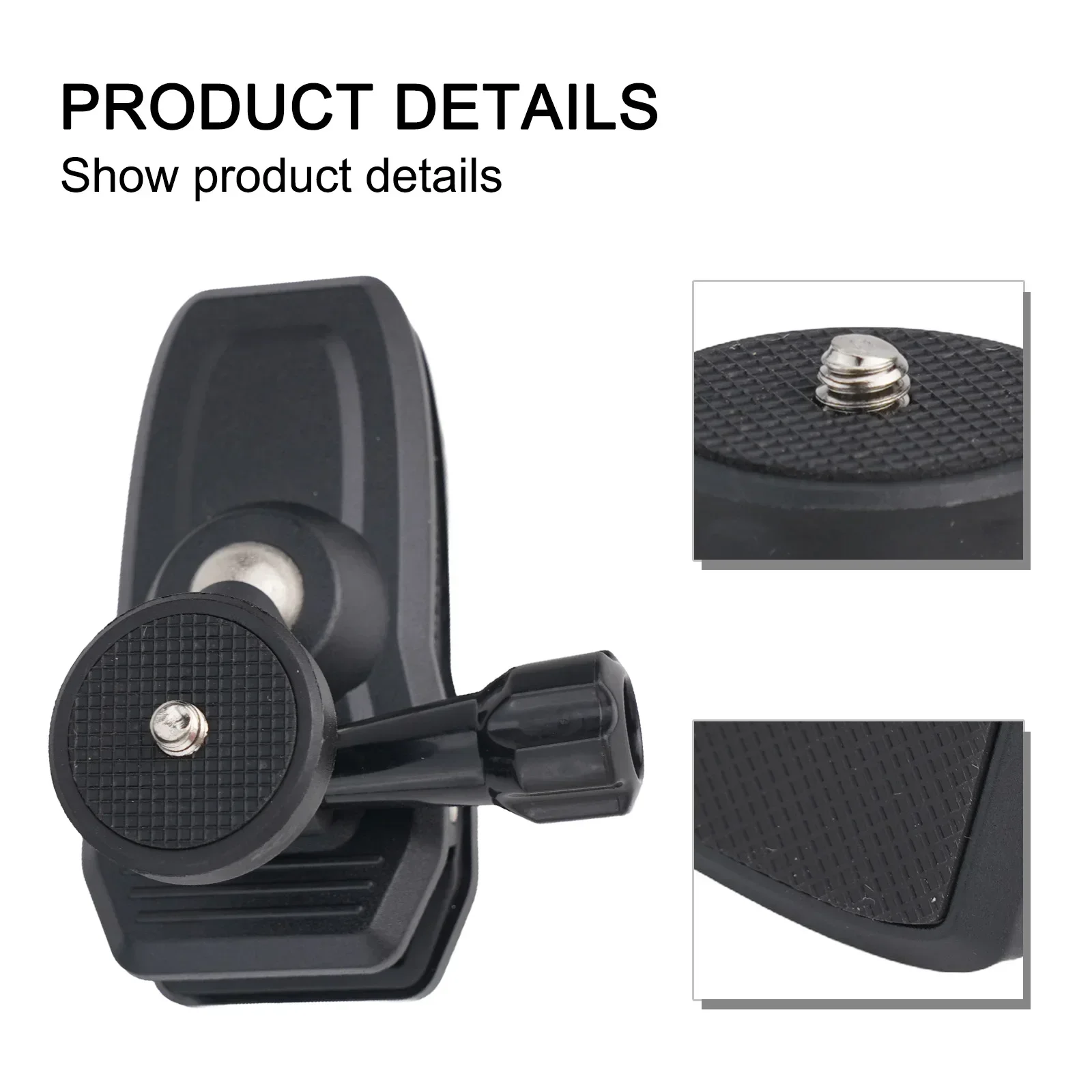 

High Quality° Action Camera Rotation Magnetic Backpack Clip ABS Clamp Mount For 12 11 Camera Accessories