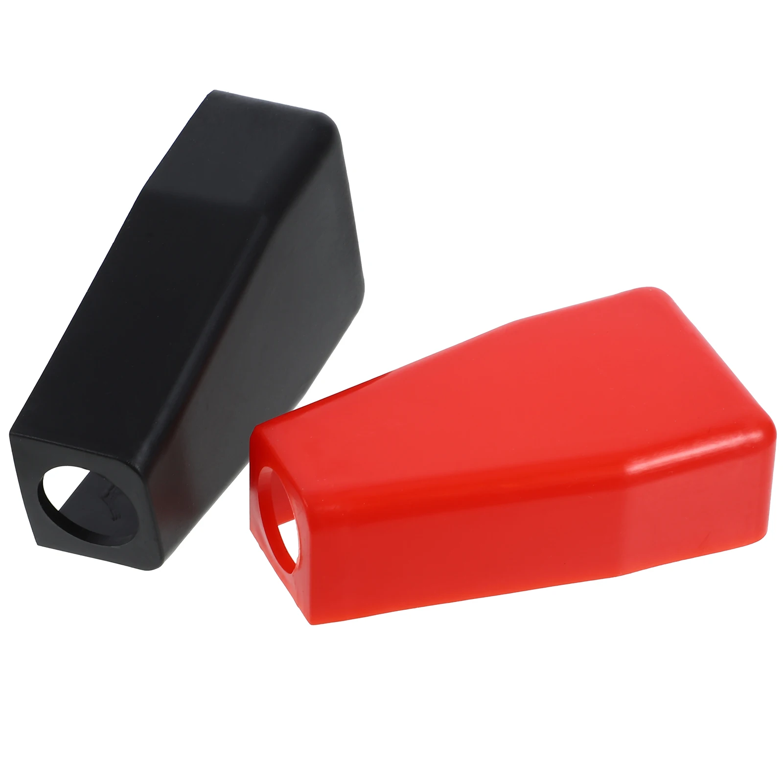 

2pcs Car Covers Insulated Plastic Protector Black Red Colors Pack Truck Terminals Stud Covers Marine Wire Safety