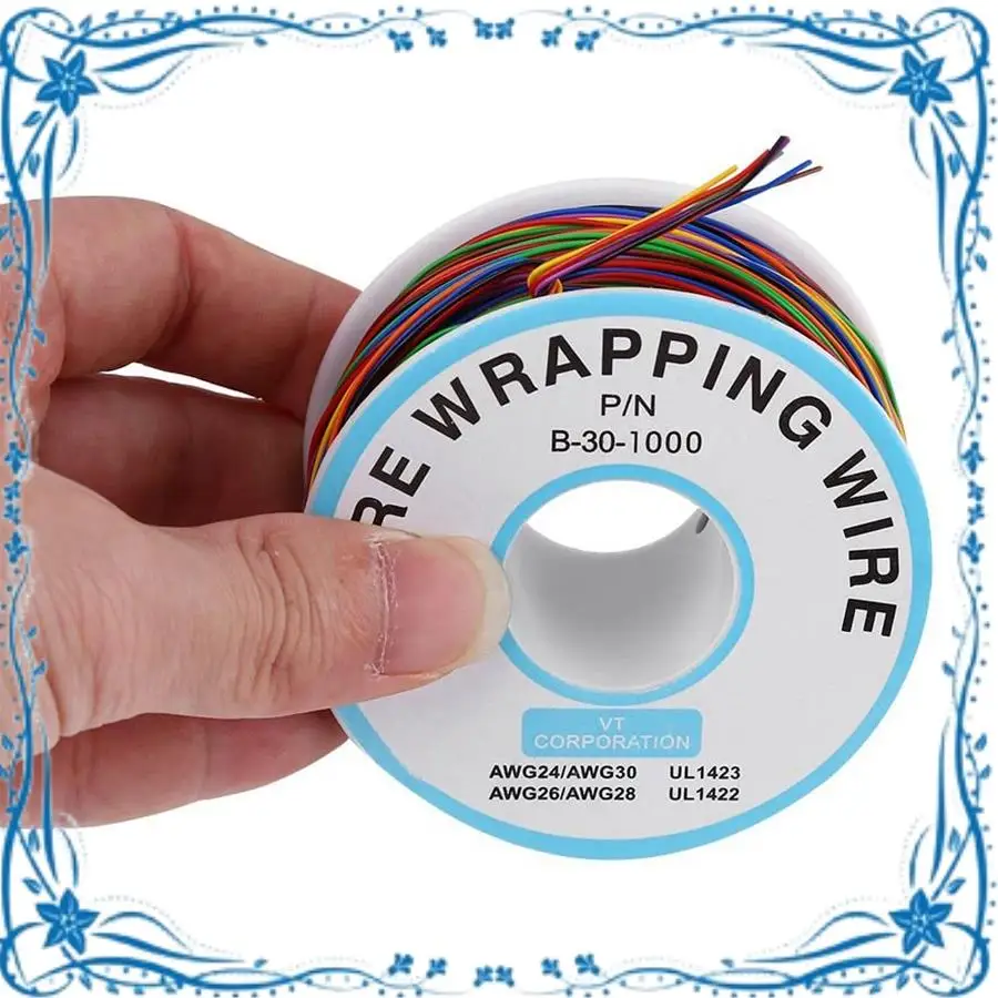 

Tin Plated Copper Wire,8-Wire Colored Insulation Test Cable P/N B-30-1000 250M 30AWG Tinned Copper Solid Cable