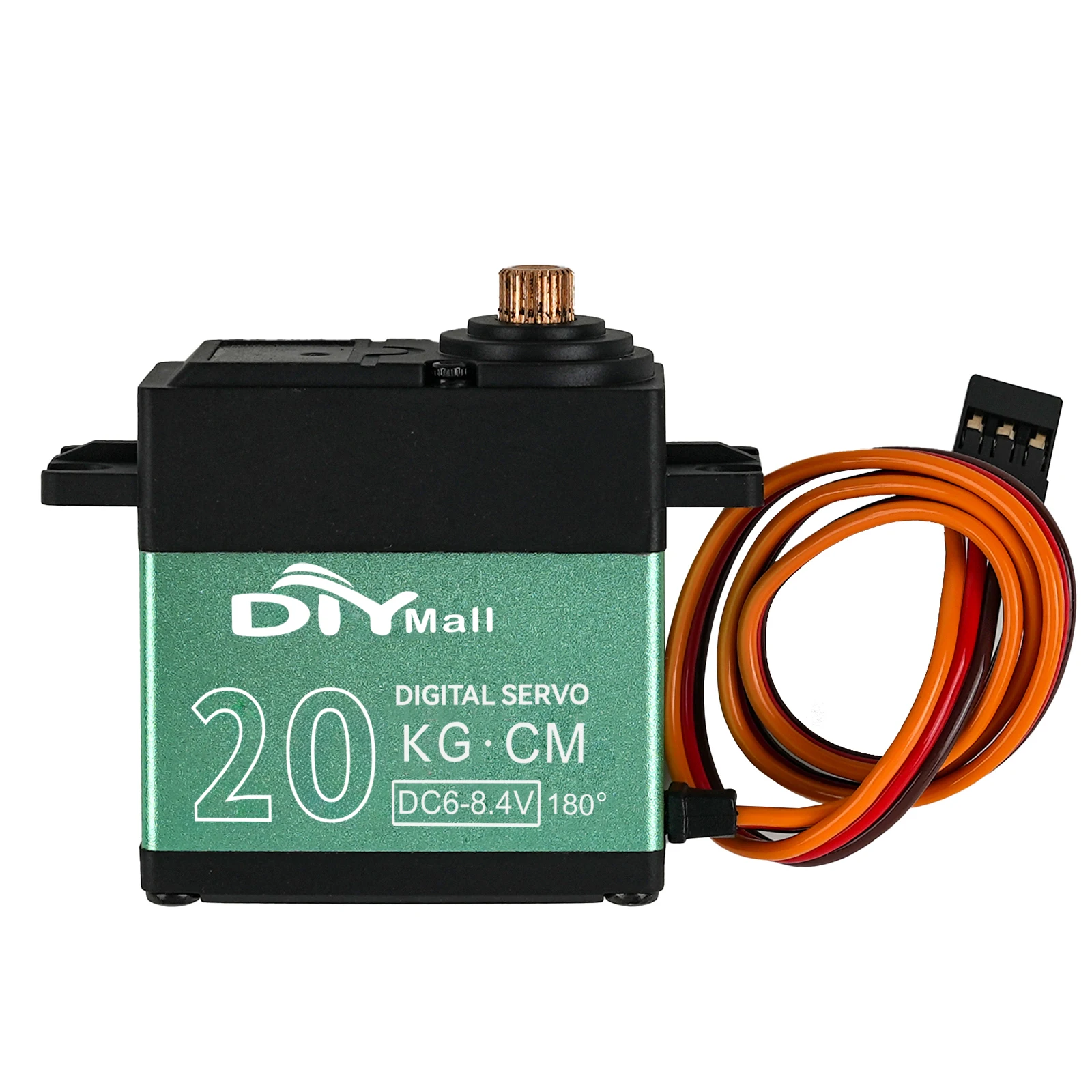 TD-8820MG 20kg servo digital escova de carbono motor engrenagem de metal alto torque 180/270/360 graus 4.8-8.4v para rc robô carro aeronave diy