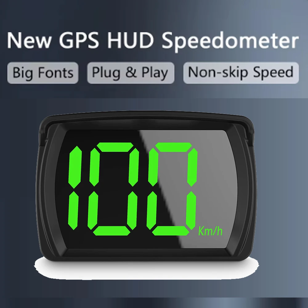 

GPS Speedometer Wired Car Head Up Display Speed Digital HUD Windshield Projector For All Cars Auto Electronics Accessories