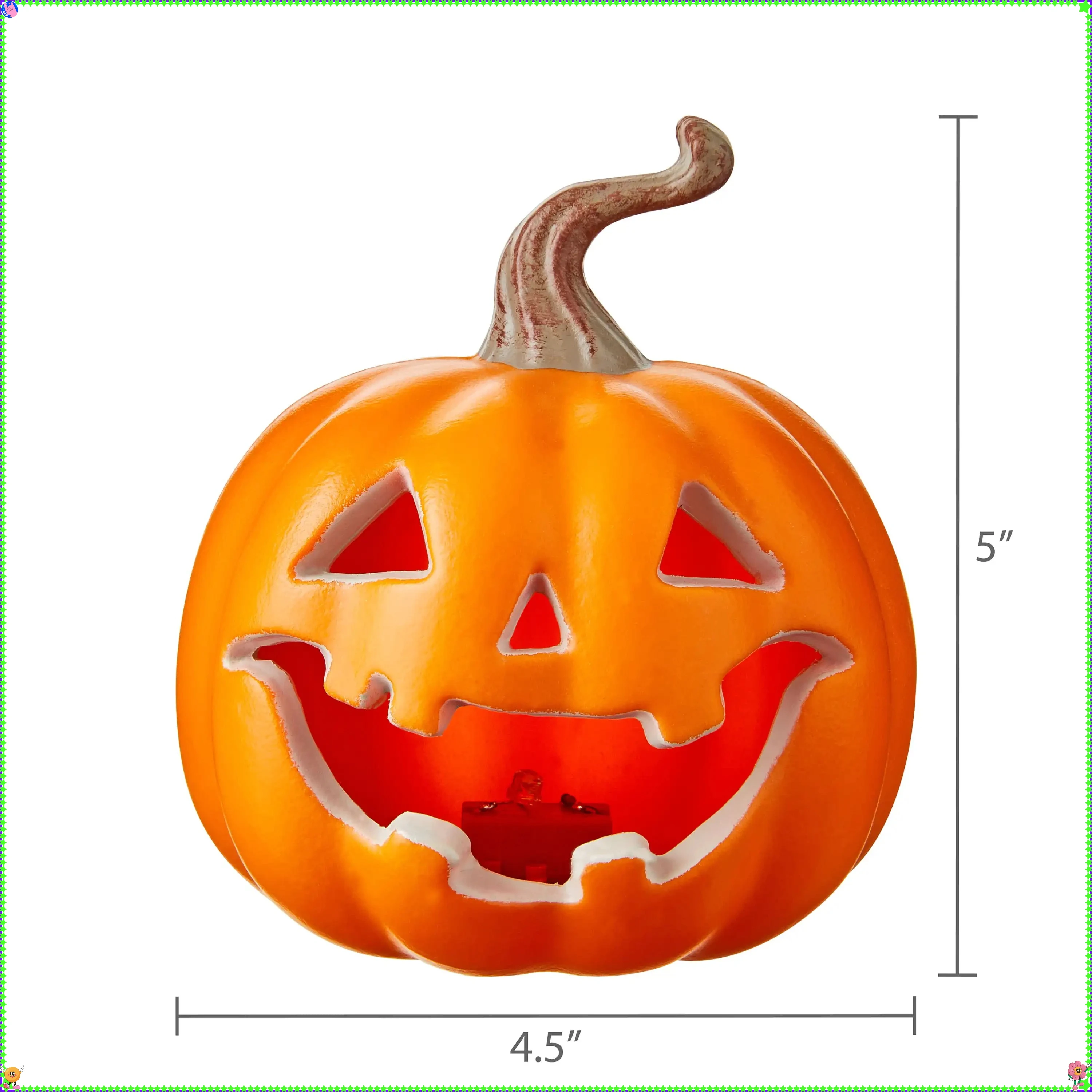 أضواء اليقطين LED المخيفة - ديكور الهالوين للأطفال، مشاهد الحفلات الخارجية، احتفالات رقعة اليقطين