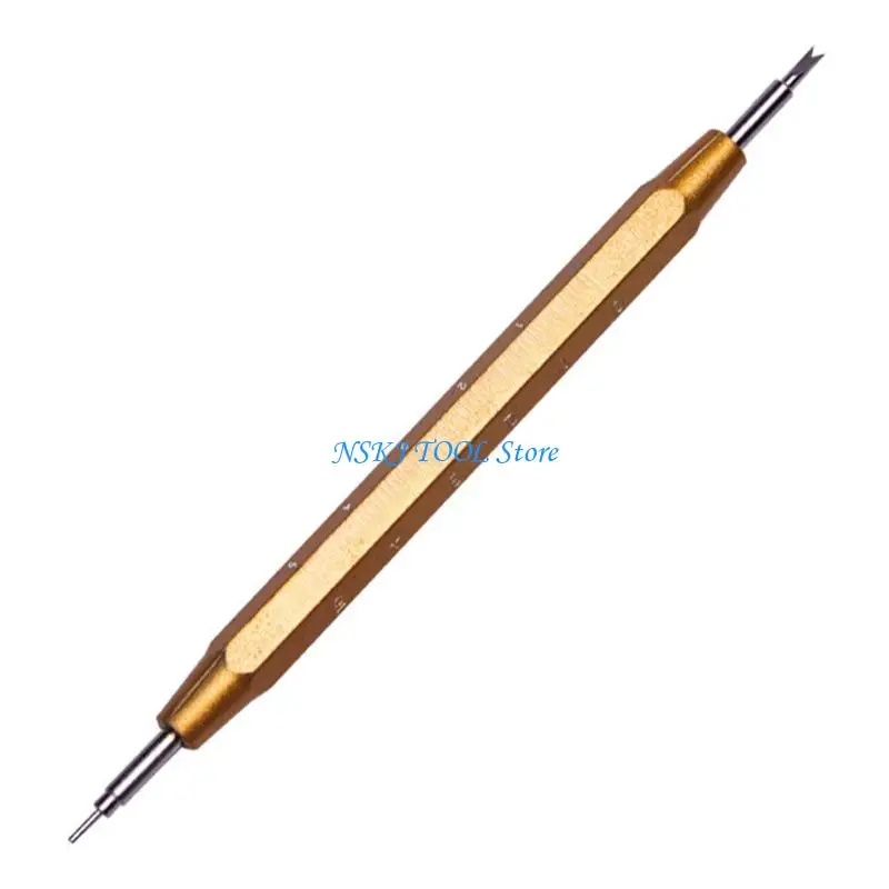 L8RC Detachable Double Tip Watch Spring Bar Band Link Pin Remover Measurement Markings Steel Blade For Precise Adjustments