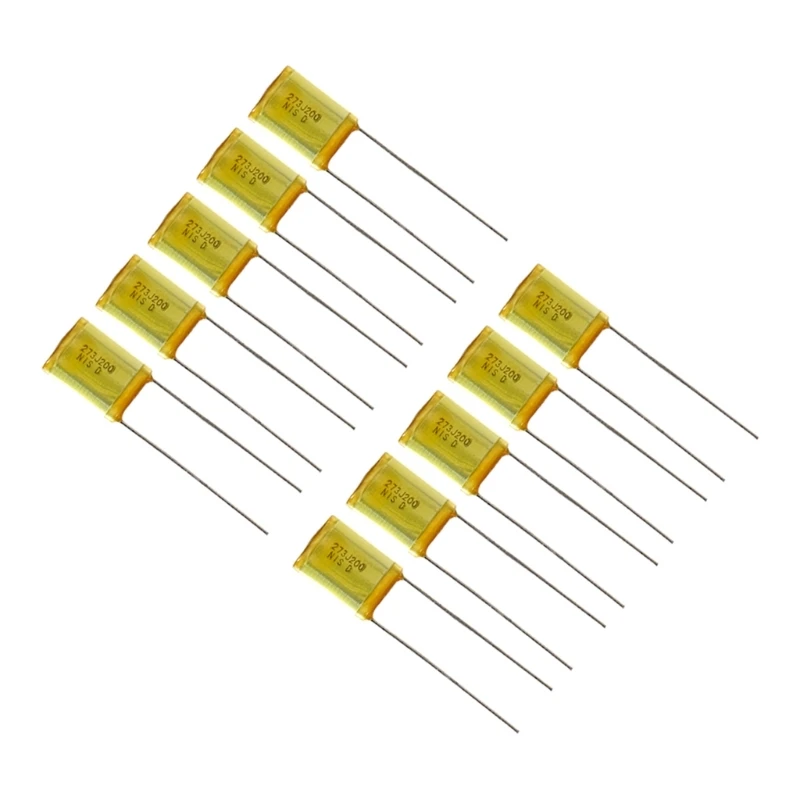 10Pcs Capacitors 200V 273J for Enhanced Guitar Tone Quality & Noise Reduction