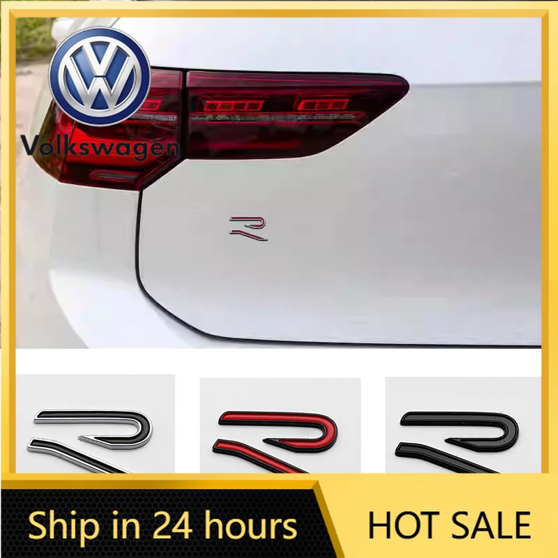

Новая 3D-эмблема R из АБС-пластика для заднего багажника, наклейка на автомобиль, для VW Volkswagen Golf 6 7 8 GTI MK6 Mk7 MK8, аксессуар для стайлинга автомобиля, хит продаж 2026 года