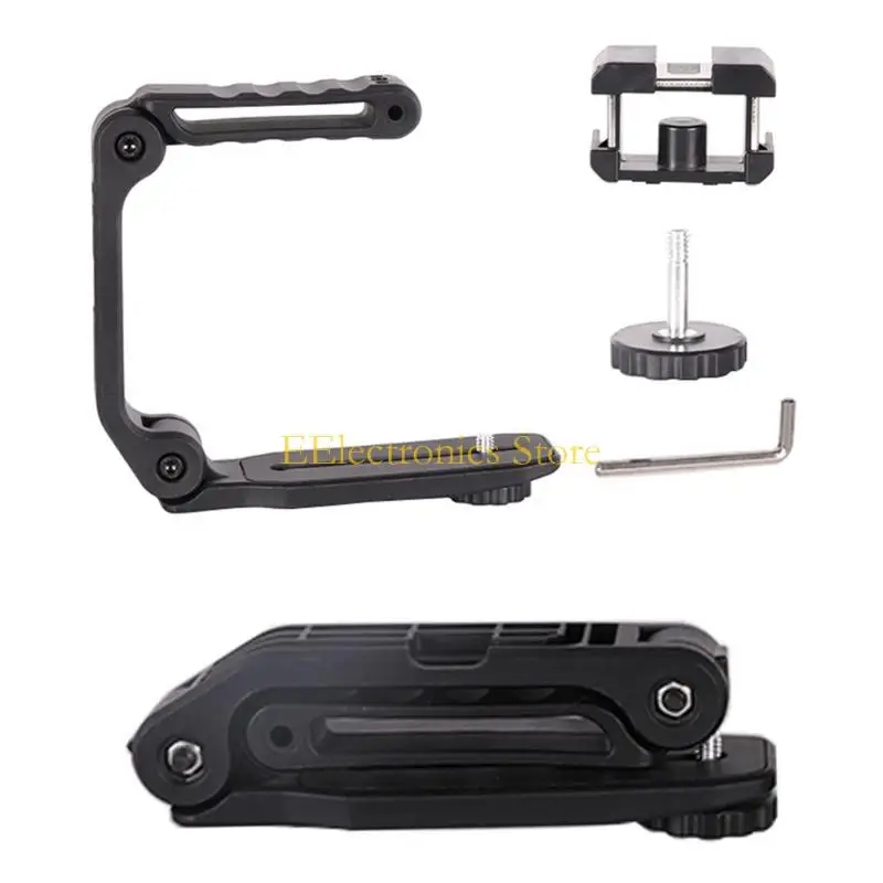 B03C Professional Handle U Shaped Video Grip for Clear and Shots and Videos