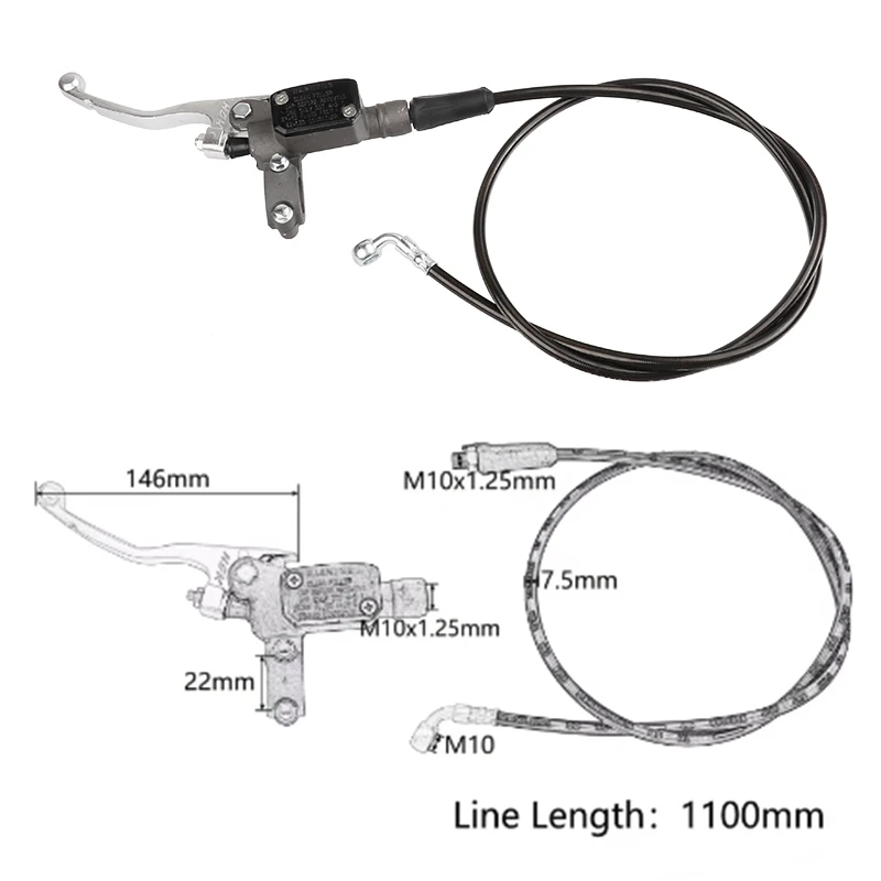 Motorcycle hydraulic clutch control pump and master cylinder handle suitable for KTM EXC, EXC-F, SX, SX-F, XC, XC-W, XCF-W, XC-F view 2
