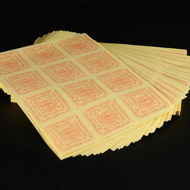 500sheets/bag Smoke Supply Paper Tibetan Tantric Supplies Buddhist Hall Prayer Worship Buddha Burning Incense Fire Supply Paper