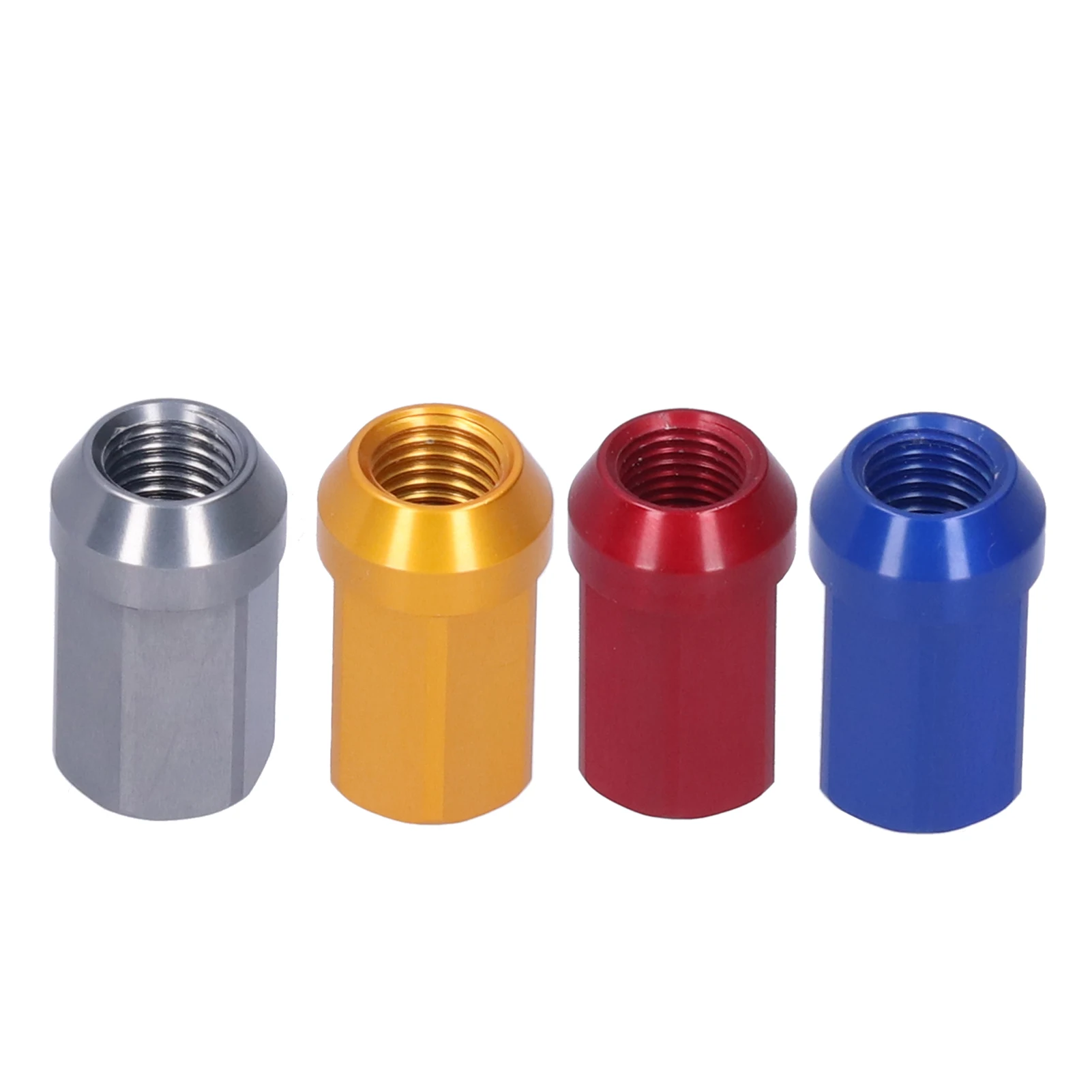 

Стопорные гайки с проушинами Аксессуары для колес Детали M12x1,5 Резьба с закрытым концом Гайки с проушинами для шин Колесные гайки 7075- Алюминий для автомобиля