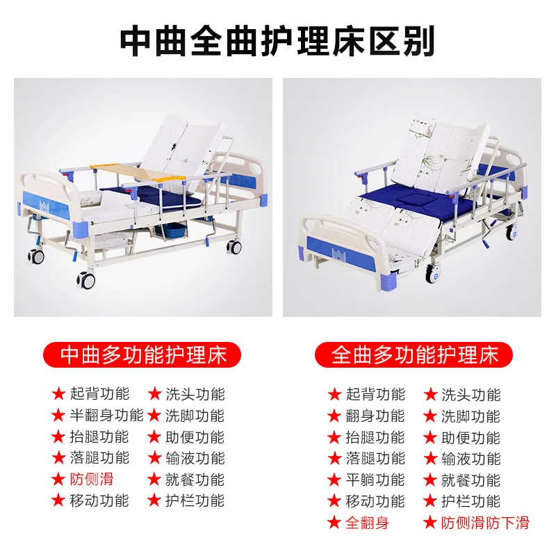 Überrollbares, seitlich rutschfestes Anti-Rutsch-Bett, Haushalts-Multifunktionsbett