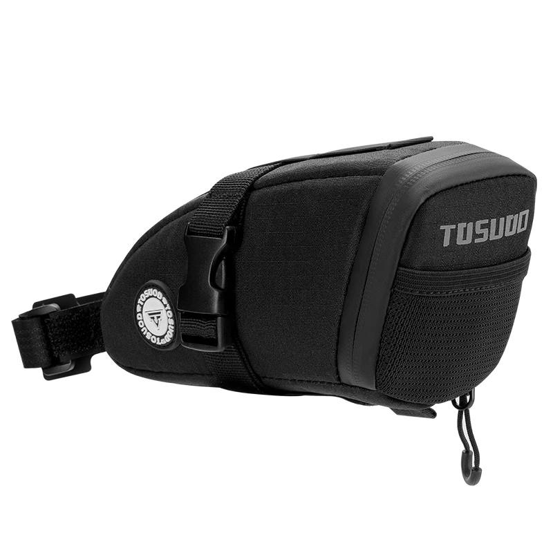 AliExpress TOSUOD Bicycle Tail Bag Portable Waterproof Reflective Cycling Bag Easy Installation With Velcro Design For MTB Road Bike