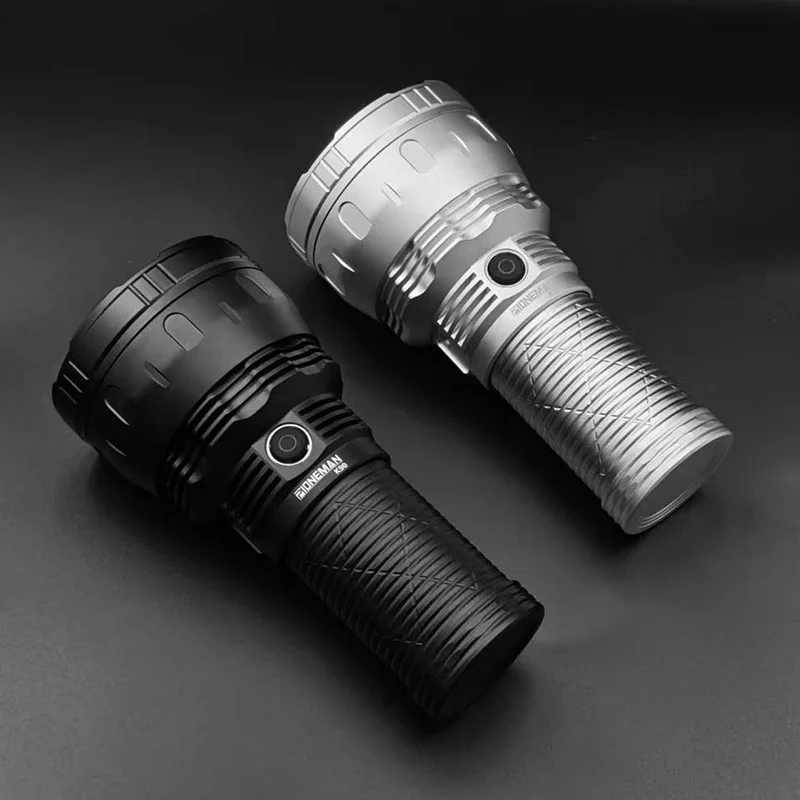 PIONEMAN K90 High‑Power Flashlight, SBT90 / NBT160 Single‑LED 3‑Cell Lithium Ultra‑Bright Handheld Searchlight for Outdoor Use