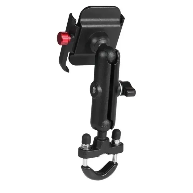 360 ° Rotation Motorrad Fahrrad Telefon Halter Stehen Aluminium Legierung Cellphne Halterung Mit USB Ladegerät Port 12-24V Motor Bike mount