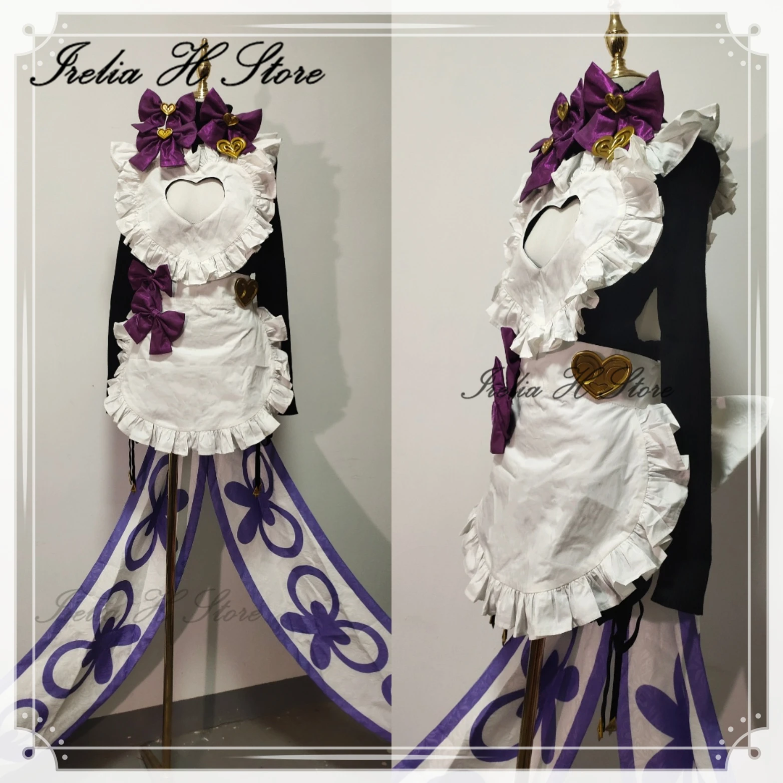 

Irelia H Custom made size Granblue Fantasy MAO Narmaya Valentine's Day Cosplay Costume Narmaya Maid dress dress female