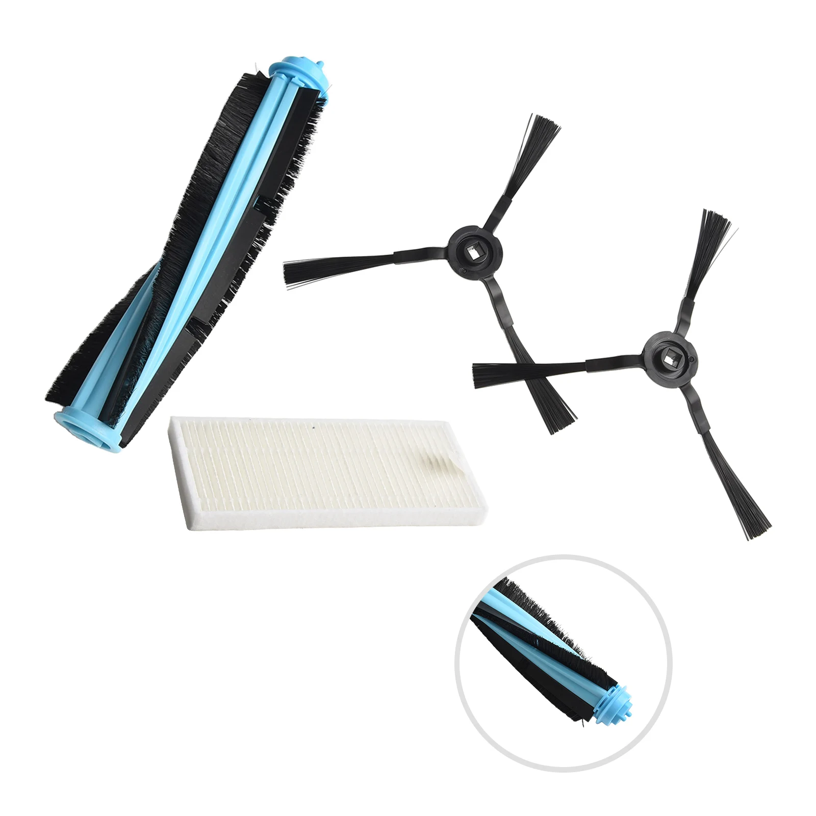 Black Blue White for blaupunkt for bluebot Cleaner Robotic Vacuum Parts Optimal Performance Comprehensive Set for blaupunkt