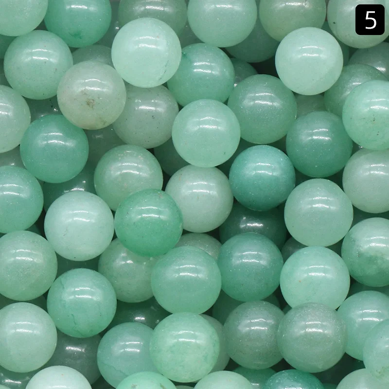 

16PCS 10MM Green Aventurine Stress Relief Spheres & Balls Polished Meditation Balancing Home Decoration Crystal Beads