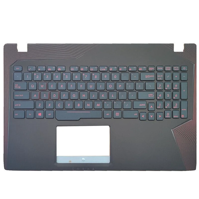 S  Palmrest Red backlit keyboard For ASUS ZX53V GL553V FX553V FX53V FX53VE