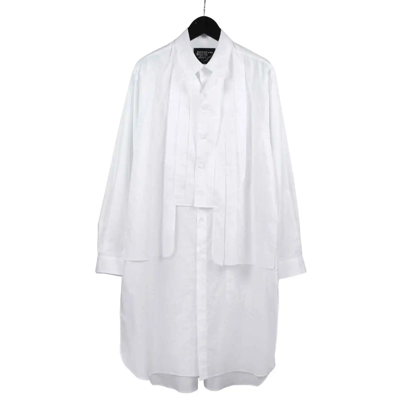 

Школьная форма TOP-YAMAMOTO: белая рубашка с короткими рукавами для мужчин и женщин, школьная форма, летняя из чистого хлопка