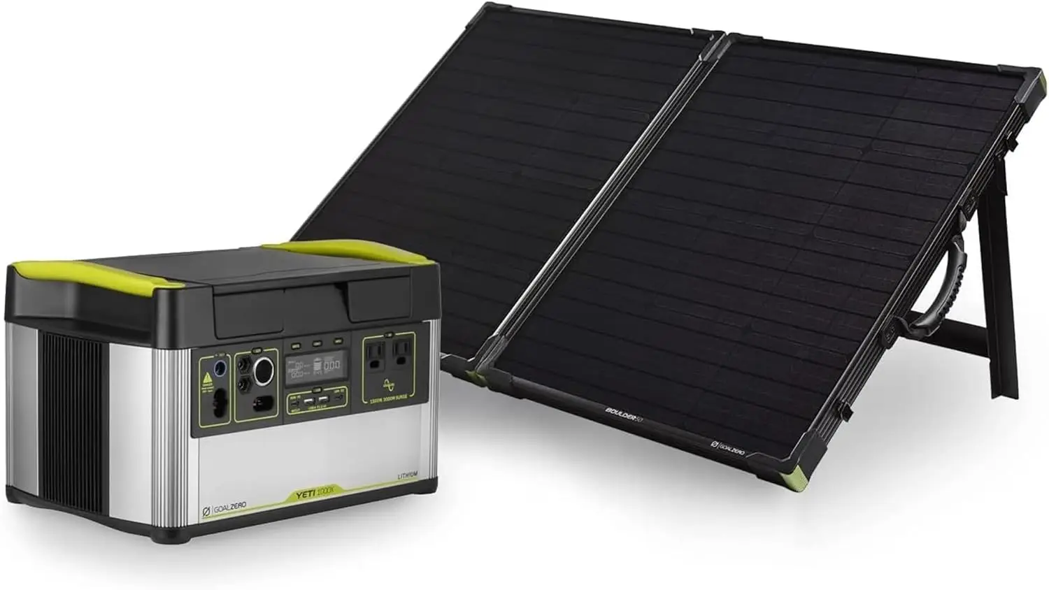 

Goal Zero Portable Power Station - 1000X w/ 983 Watt Hours Battery, USB Ports & AC Inverter - Includes Boulder 100 Bri