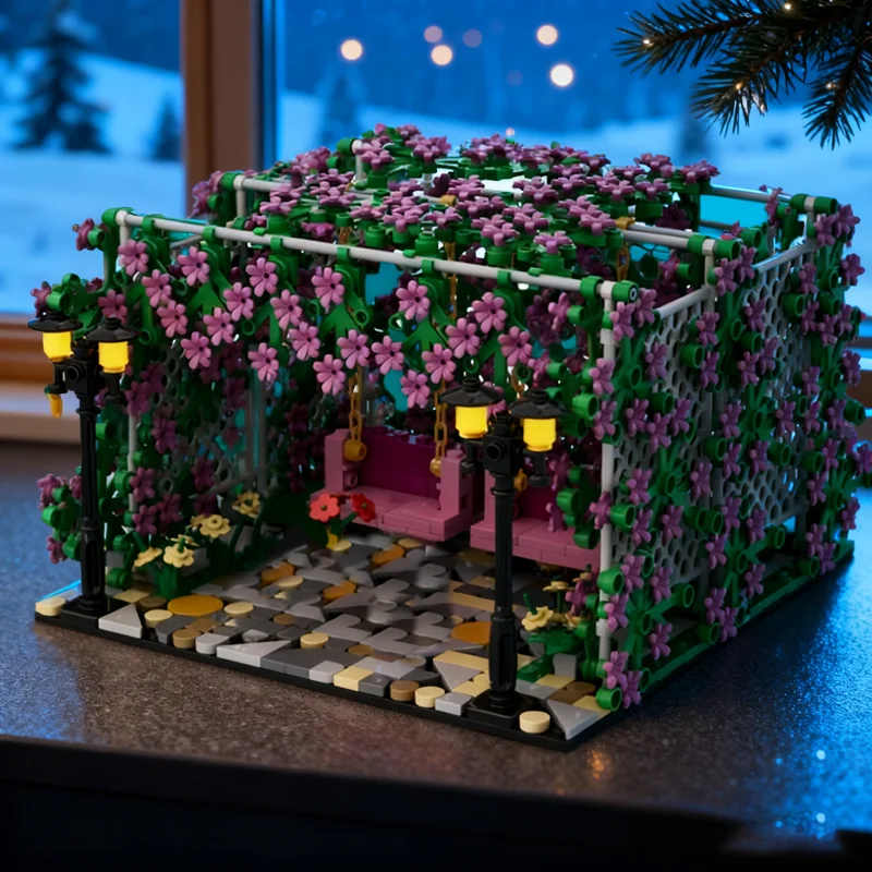 

908 шт. MOC Marry Me Cityed модель строительные блоки архитектура DIY творческая идея Рождественский подарок образовательная кирпичная игрушка детский день рождения