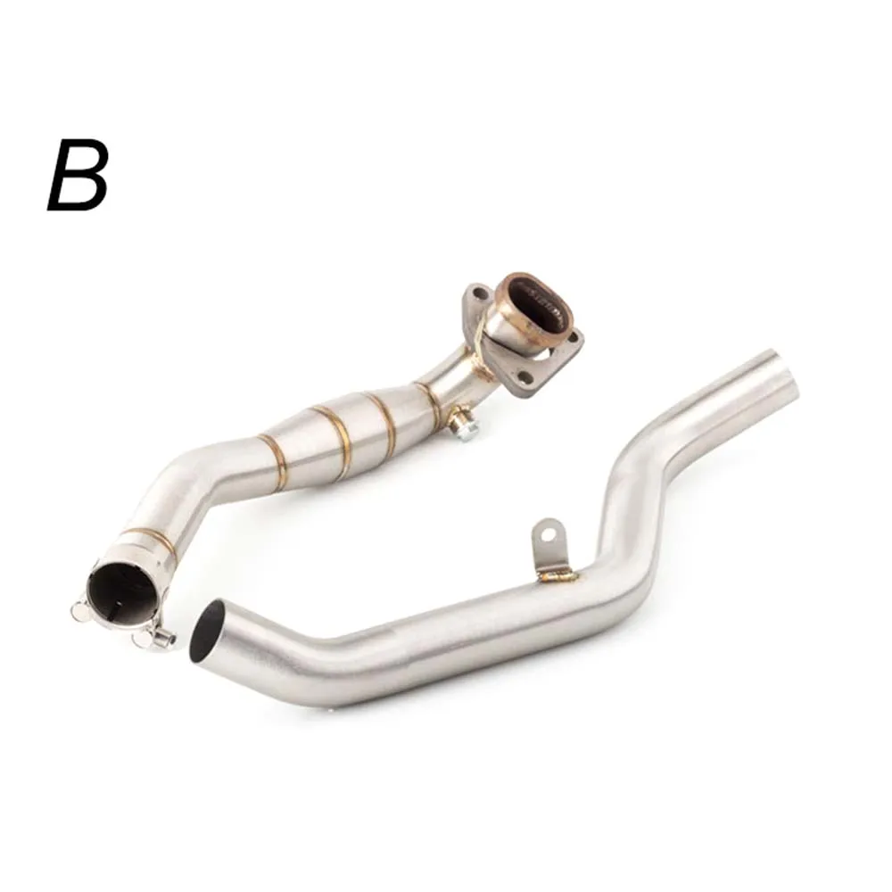 Slip On For Honda X-ADV 750 2017-2022 FORZA 750 2021-2022 Motorcycle Exhaust Pipe Escape Muffler Systems Front Middle Link Pipe