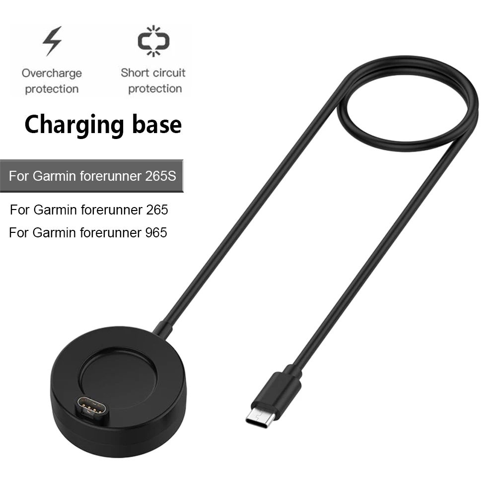 Töltés Telefonzsinór számára garmin Előjel 265 265S 965 USB type-c felület smare nézni töltő Statisztikai adatok Vezeték USB töltő Leszélez