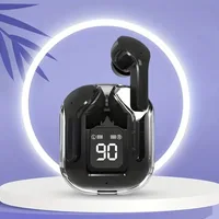T2 Tws Wireless Bluetooth Headset Transparent Headphones ENC Power Digital Display Stereo Sound Earphones for All Smartphones 3