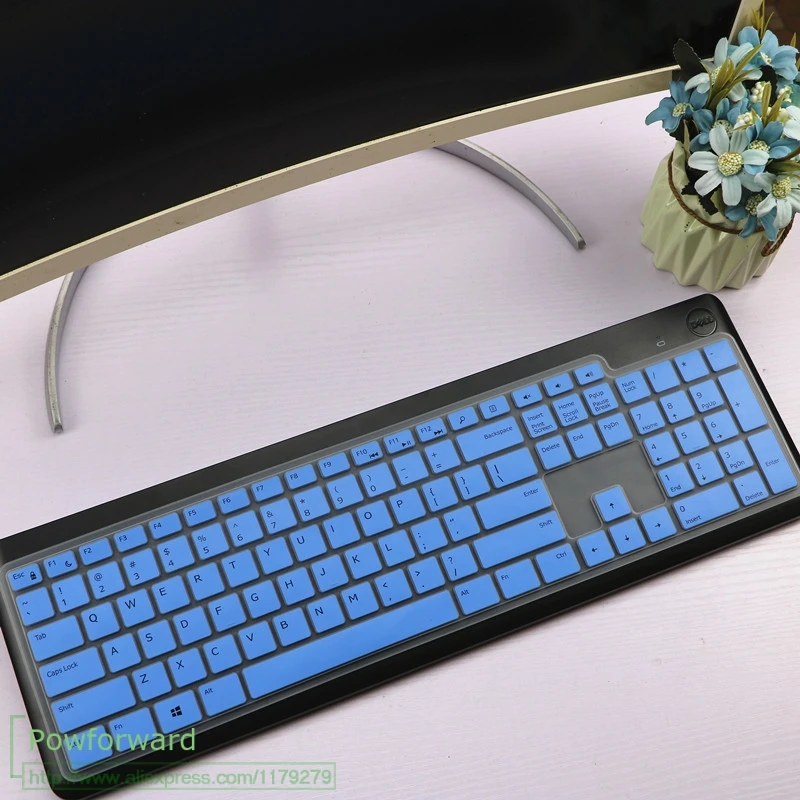 

Чехол для настольной клавиатуры для беспроводной клавиатуры Dell KM117, ультратонкий силиконовый чехол для беспроводной клавиатуры DELL KM117, защитный чехол