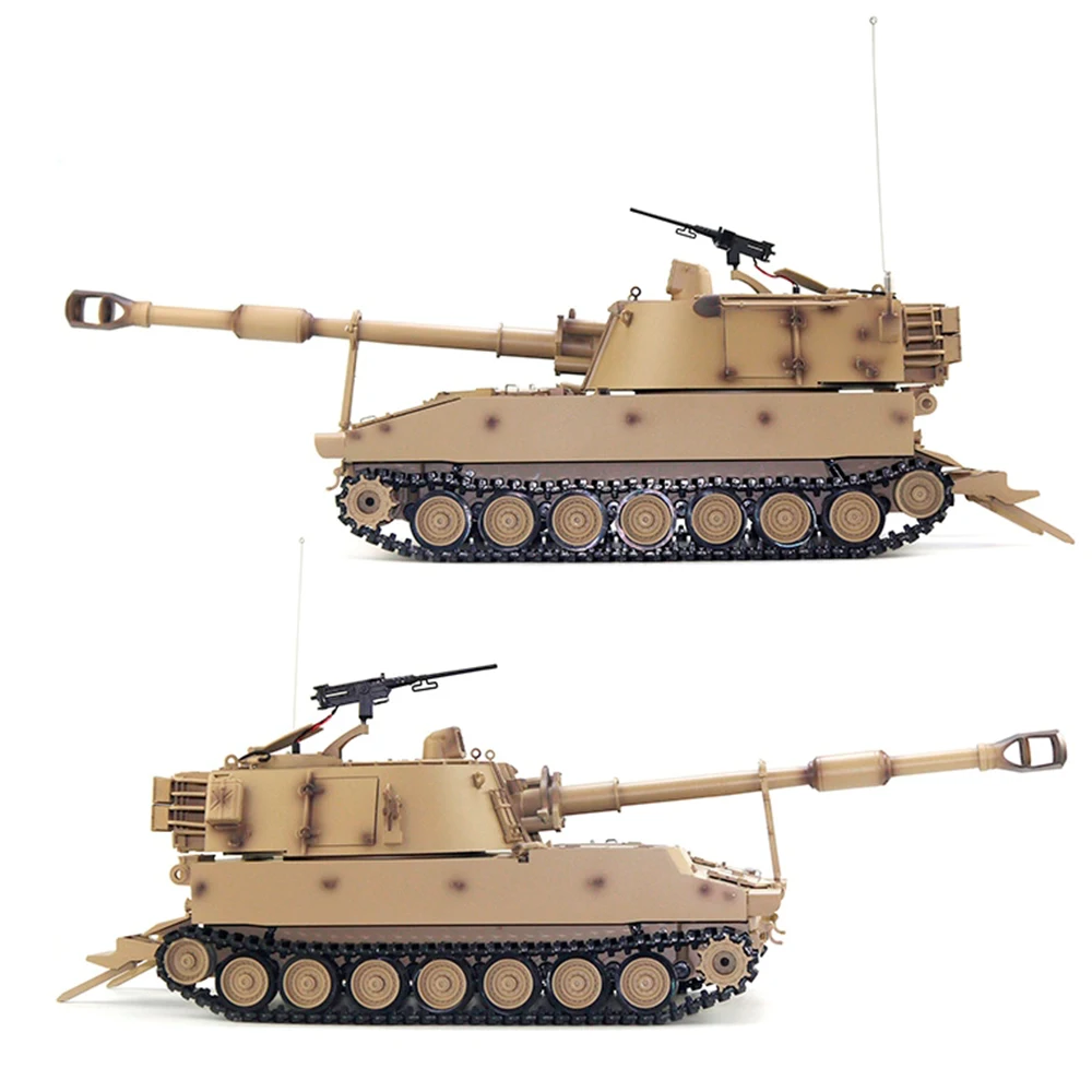 Tongde Model M2109 M109A2 1/16 2.4G RC Czołg Głośnik Bitwa Strzelanie RC Samochody Modele pojazdów Zabawki RTR