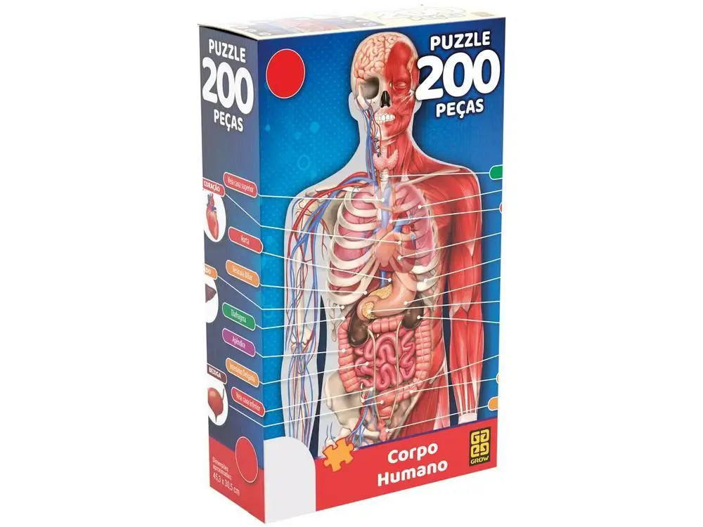 Puzzle 200 Pieces Human Body Grow