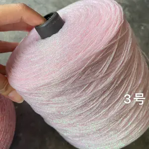 Nur goldene silberne Wolle Baumwoll-Metallgarn, Stranghäkchenfaden, Glitzer handgewebte Handwerkstasche, 50 g Ball, kostenloser Versand 9 Hauptverkäufe Häkelmetallic Draht - №1