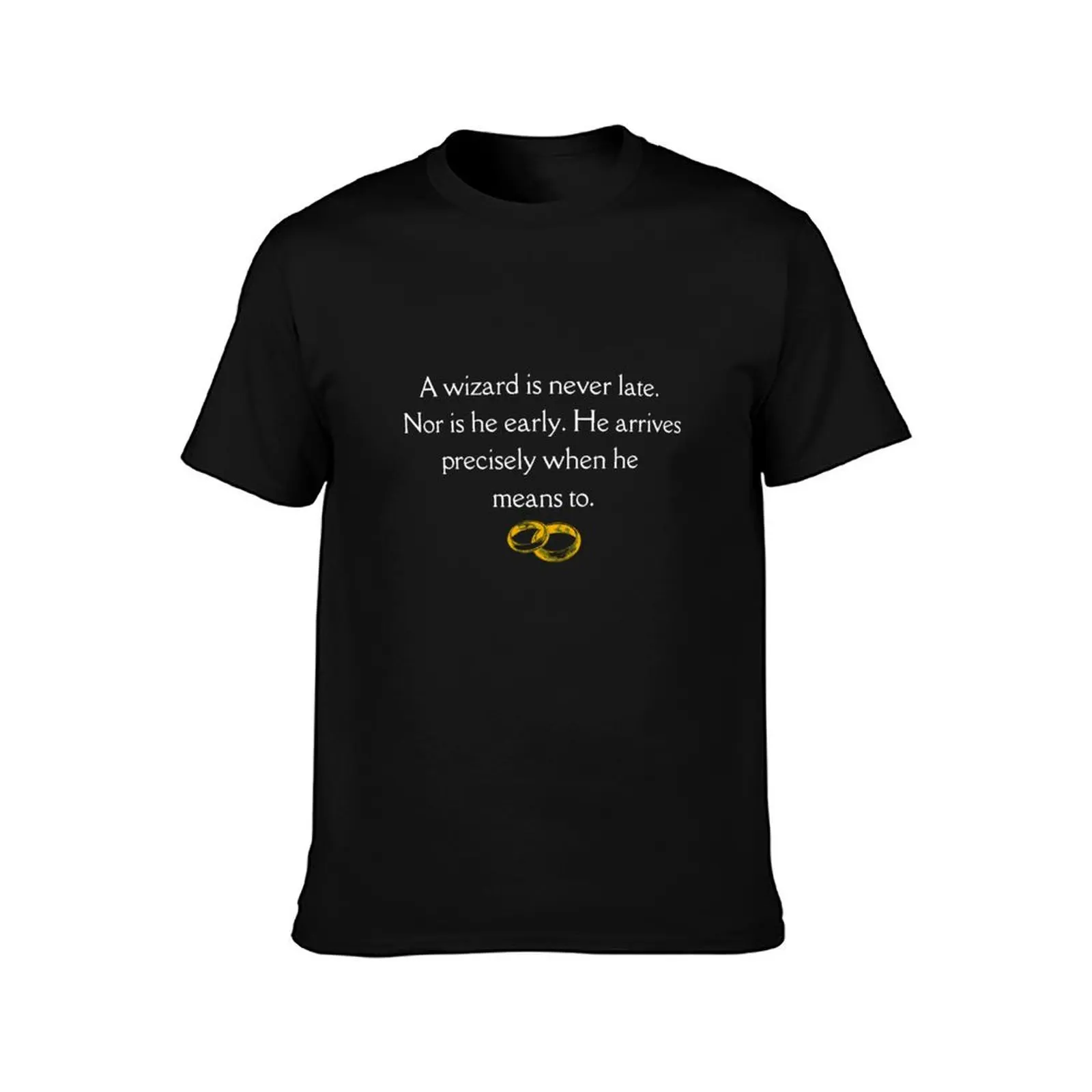 A wizard is never late T-Shirt Fitness Training Breathable Tee T-Shirt