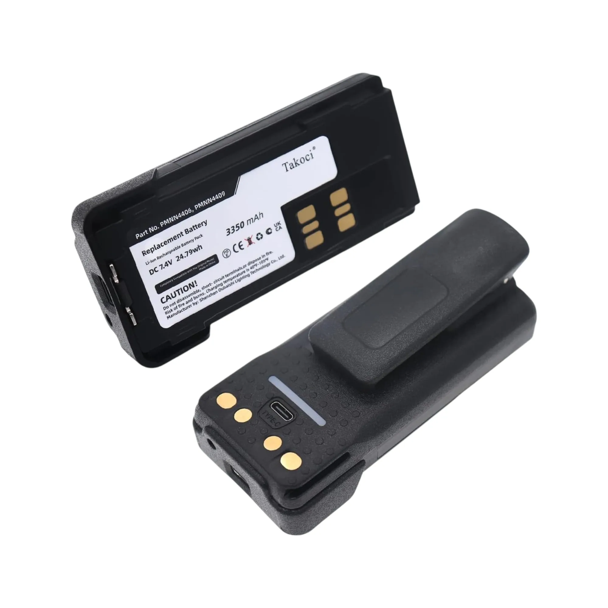 

Replacement Battery 3350mAh for Motorola,XPR7350,XPR3000,XPR3500,XPR3300,DP4000,DP4400,PMNN4409 PMNN4409AR,PMNN4412,PMNN4448